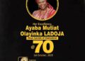 Birthday:- Oyo Lawmaker Bisi Oluranti Celebrates Mama Ladoja on her 70th Birthday, described her as an extraordinary leader