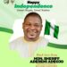 NIGERIA @ 65: Hon. Sheriff Adeojo Congratulates Nigerians, Urges Steadfast Commitment to Hope, Unity, and Patriotism