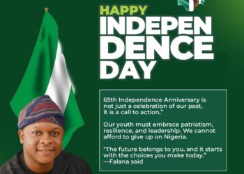 Hon. Sanda Celebrates Nigeria’s 65th Independence Anniversary, Tasks Leaders and Citizens on Nation-Building