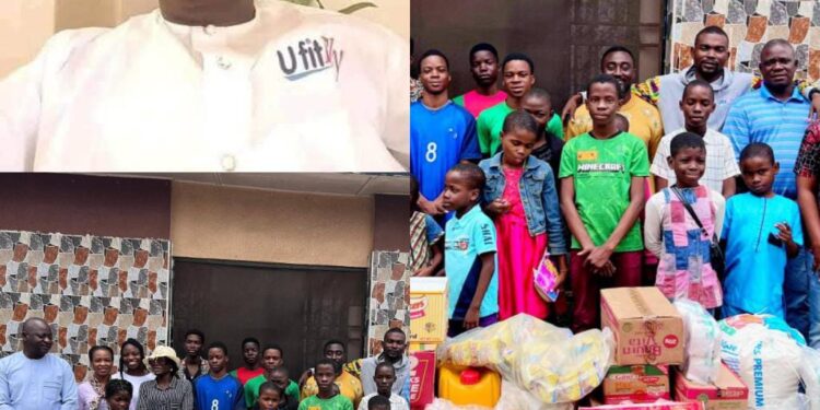 UFitFly Boss, Evang Ajibola Ogunkeyede, Marks Birthday with Acts of Kindness at Orphanage Home