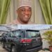 Senator Yunus Akintunde Presents Land Cruiser Jeep to the Grand Chief Imam of Ibadan land