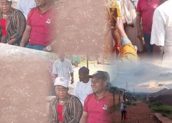 Egbeda Council Chair, Hon Sanda Flag off 5.8km of Olodo enyo to Lakojo Road