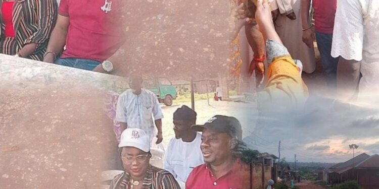 Egbeda Council Chair, Hon Sanda Flag off 5.8km of Olodo enyo to Lakojo Road