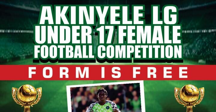 Dr. Amuda Hafeez (Kingsway) Launches 1st Ever Akinyele LG U-17 Female Football Competition