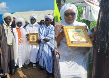 Oyo Assembly Deputy Speaker, Mohammed Fadeyi, Wife Turbaned As Asiwaju Adinni and Yeye Asiwaju Adinni of Ona-Ara LG