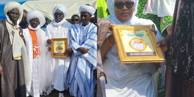 Oyo Assembly Deputy Speaker, Mohammed Fadeyi, Wife Turbaned As Asiwaju Adinni and Yeye Asiwaju Adinni of Ona-Ara LG