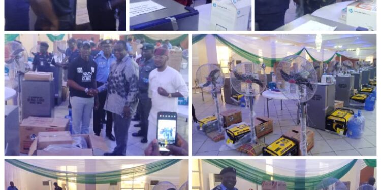 Hon. Abass Adigun Agboworin Strengthens Security Agencies in Oyo State with Essential Equipment Support