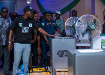 Hon. Abass Adigun Agboworin Strengthens Security Agencies in Oyo State with Essential Equipment Support