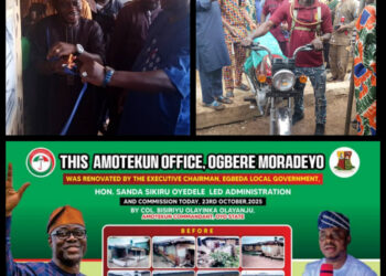 Egbeda LG Chairman, Sanda Commissions New Amotekun Office To Bolster Security In Egbeda