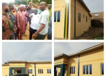 Again, Agboworin Facilitates 500m Road Project, Inspects Ongoing Modern Police Station In Ibadan