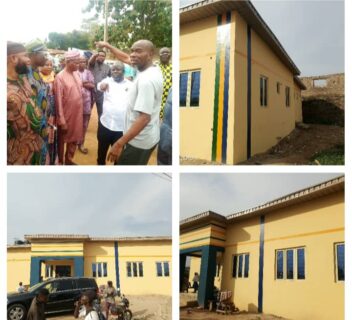 Again, Agboworin Facilitates 500m Road Project, Inspects Ongoing Modern Police Station In Ibadan