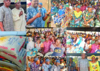 Lagelu PDP Ward 5 Holds First Meeting After Congress As Hon. AKT, Tiamy, Hon Idogbe Donates Bags Of Rice, Cash To Party Members