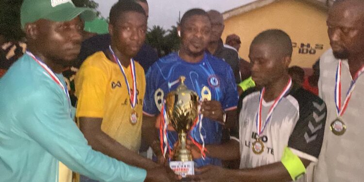 IDO LE TENTE Football Competition Final: Youths applauds Hon. Sheriff Adeojo