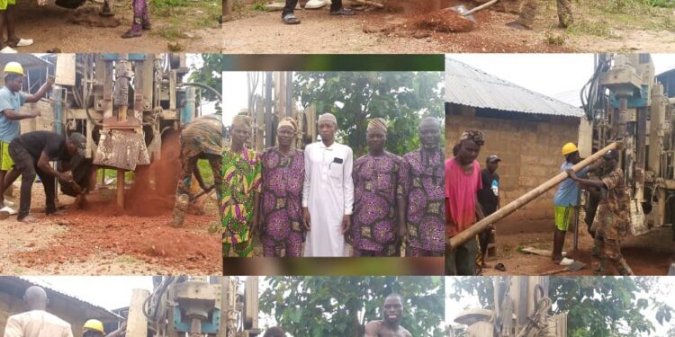 Oke Ayo Community Rejoices as Hon. Olusola Adeleke Fulfills Borehole Promise.