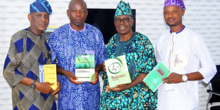 Bayo/Bimpe Oyero Foundation BoT Member, Mr. Muhammed Oladejo Donates Books to Ona Ara Local Government Library
