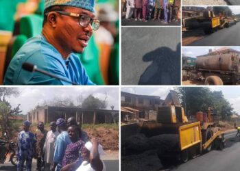Rep, Ojo Sunday Makanjuola SMATO Delivers Another 2km Asphalt Road in Oko Town