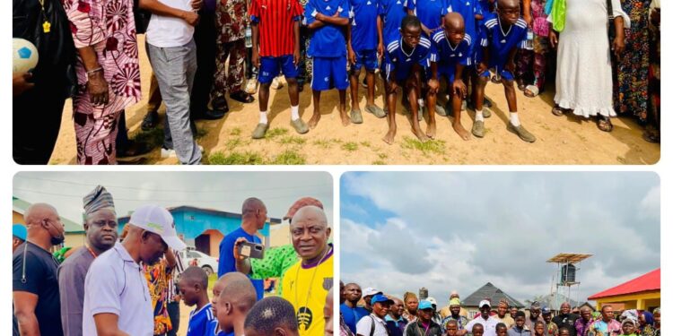 116 teams battle for the trophy as Akeem Olatunji Kicks Off Primary School Football Competition in Oluyole