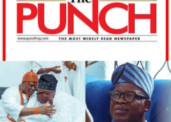 Punch Newspaper Congratulates Jubril Dotun Sanusi on His Conferment as Okanlomo Oodua