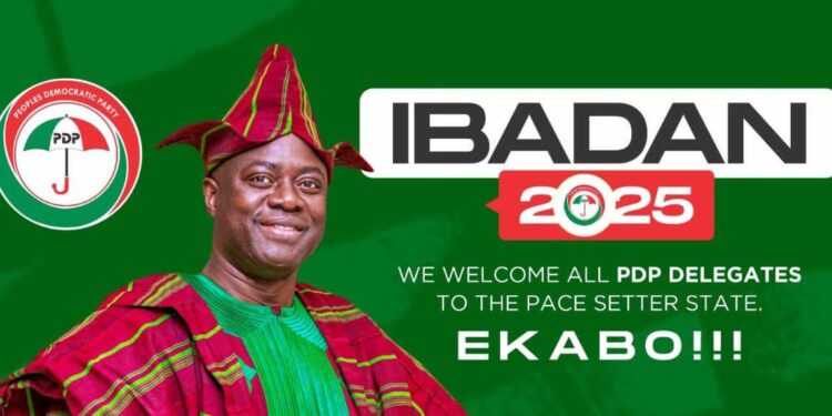 IBADAN 2025 NATIONAL CONVENTION: Akinyele Council Boss, Hon Akinwole Akinleye Welcomes All PDP Delegates to the Pacesetter State