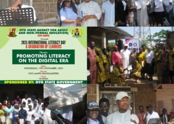 Photos News: Oyo AANFE Marks International Literacy Day, As Olopoenia Receives Award