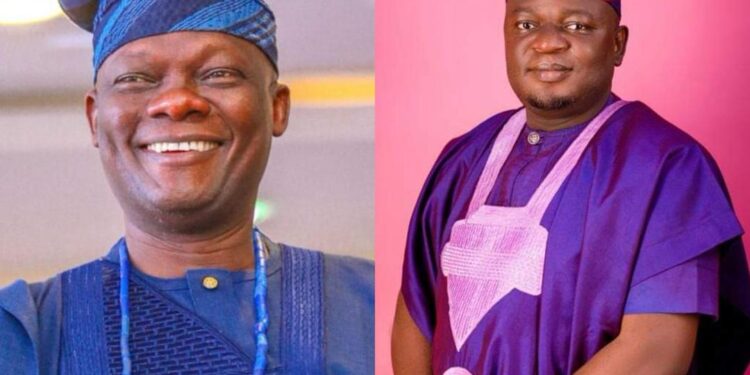 Hon. Babatunde Alonge Olawale Congratulates Oloye Teslim Kolawole Folarin, OFR, on His Elevation as Agbaakin Olubadan of Ibadanland