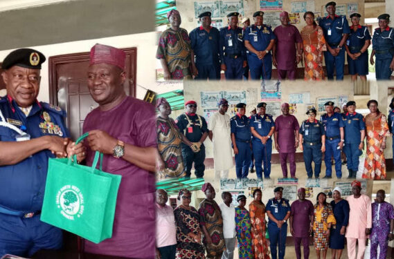 NSCDC COMMANDANT COMMENDS IBADAN NORTHWEST CHAIRMAN FOR OUTSTANDING SUPPORT TO SECURITY OPERATIVES.