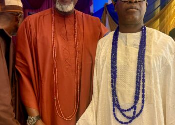 Oloye Abiola Iyiola Congratulates Chief (Engr.) Jubril Dotun Sanusi on His Installation as Okanlomo Oodua