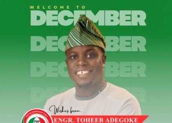 Engr. Toheeb Adegoke Welcomes Akinyele/Lagelu Into a Pivotal December*