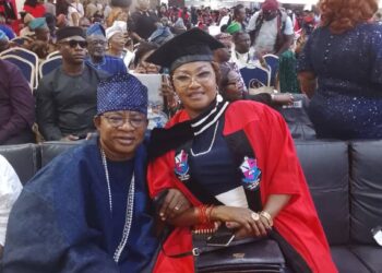 Chief (Mrs.) Adegoke Bags Master of Law (LL.M) Degree from Lead City University, Ibadan*