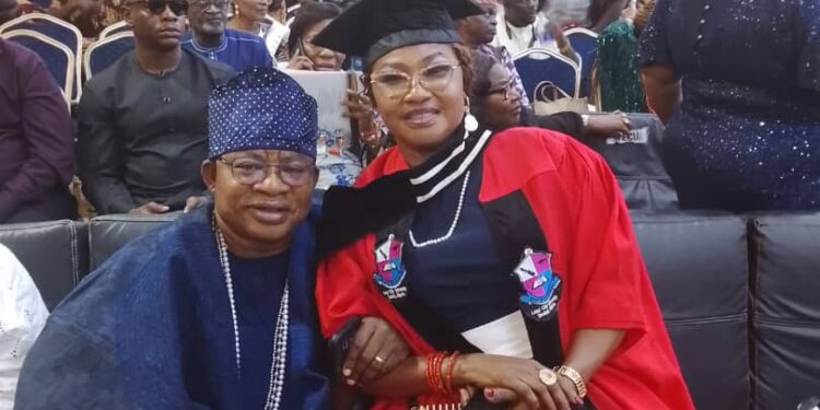 Chief (Mrs.) Adegoke Bags Master of Law (LL.M) Degree from Lead City University, Ibadan*