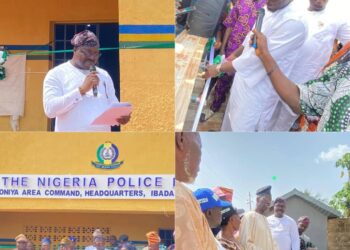 Oyo Deputy Governor Commissions Reconstructed Moniya Police Area Command Headquarters, Commends LG’s Bold Security Investment as Akinyele Council Boss Delivers Additional Motorized Borehole Projects