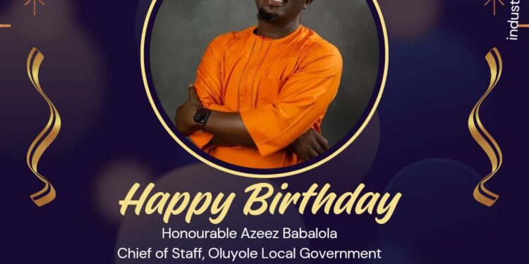 Street Circle Foundation Felicitates with Chief of Staff, Oluyole Local Government, Honourable Azeez Babalola on His Birthday