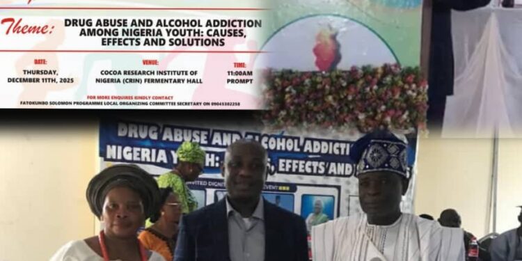 Drug Abuse Threatens Nigeria’s Future, Hon. Ogunsola Warns Youths