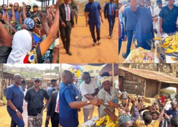 Makinde Connects With The People As He Inspects Ibadan North Projects