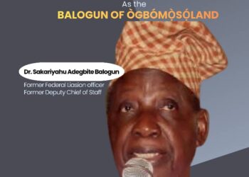 KOYCO Congratulates Dr Sakariyahu on Installation as Balogun of Ogbomosoland – Says his Life Remains an inspiration 