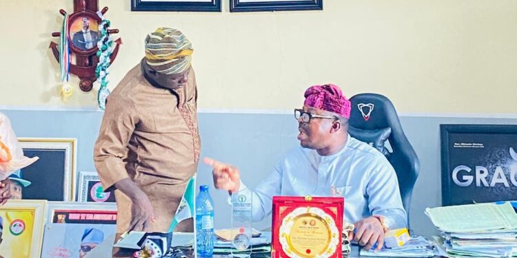 Chairman of Akinyele Local Government, Akinleye, Marks Birthday Celebration of Chief Media Aide Ogundipe Miracle