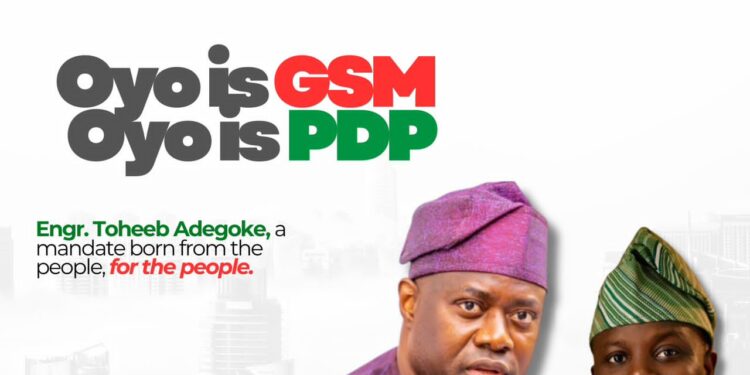 Oyo Is GSM, Oyo Is PDP: From Seyi Makinde’s Leadership to Engr. Toheeb Adegoke’s Rising Political Path*