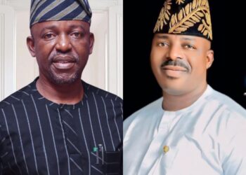 SARSINO @53: Akinyele Council Boss, Hon Akinwole Akinleye Celebrates Oluyole LG Counterpart, Engr. Akeem Olatunji on his birthday.*