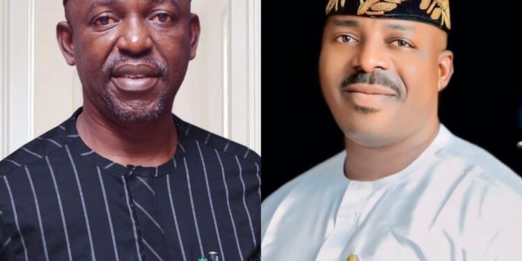 SARSINO @53: Akinyele Council Boss, Hon Akinwole Akinleye Celebrates Oluyole LG Counterpart, Engr. Akeem Olatunji on his birthday.*