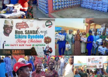 YULETIDE RELIEF: Egbeda Local Government Residents Smile As Council Chairman, Sanda Oyedele Launches Food Bank Initiative To Alleviate Economic Hardship