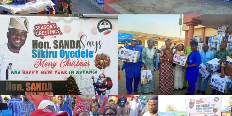 YULETIDE RELIEF: Egbeda Local Government Residents Smile As Council Chairman, Sanda Oyedele Launches Food Bank Initiative To Alleviate Economic Hardship
