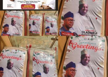 YULETIDE SOLIDARITY: Asiwaju Oladimeji Olatilewa Spreads Hope with Rice, Cash Gifts Across Ido LG