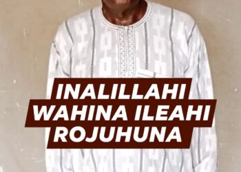 Wale Canada Grieves Over Passing of Ex-Atisbo PDP Chairman, Alhaji Jimoh Adesope*