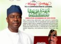 You are a Trailblazer”, Akinyele Council Boss, Hon Akinwole Akinleye Celebrates Gov. Seyi Makinde @58*