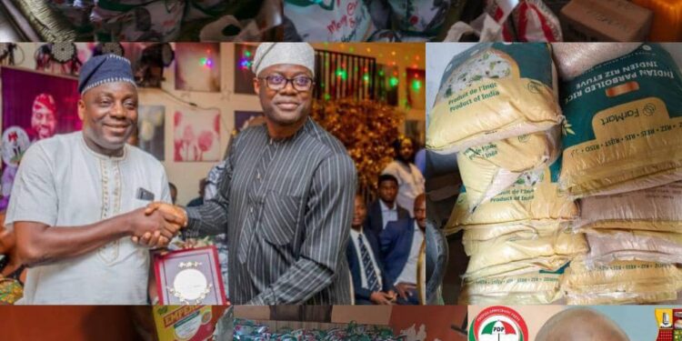 Oyo Lawmaker, Hon. Razaq Mabaje Celebrates Governor Seyi Makinde @58, Lights Up Ido Constituents with Yuletide Outreach