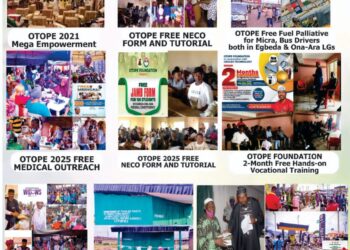 OTOPE Foundation’s 2025 Testimonies Speak Loud — Set to Do More in 2026
