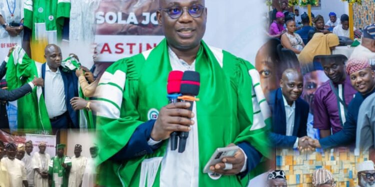 NANS Inducts Hon. Ogunsola Olusina John as National Patron at Grand Dinner Night