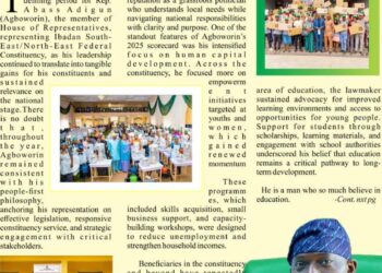 One Year, Many Gains: Agboworin’s 2025 Footprints Across His Constituency | By Mayowa Okekale*