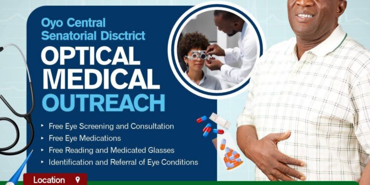 Oyo Central: Sen Akintunde Kicks Off Free Eye Treatment Programme in Ibadan Zone