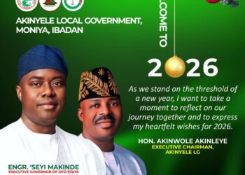 Year 2026: Together We Will Achieve More – Council Boss, Olufade Assures Ibadan North Residents